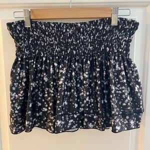 Lucky in Love Stargazer Mocked Tennis Skirt, Size M, Excellent Used Condition
